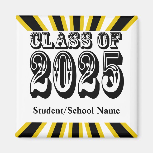 Old West Class of 2025 Graduation Magnet (Front)