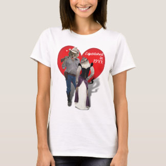 Old West 'Purrfect'  Cat Couple T-Shirt