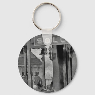 Old West Saloon Key Ring