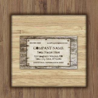 Old West Vintage Business Cards