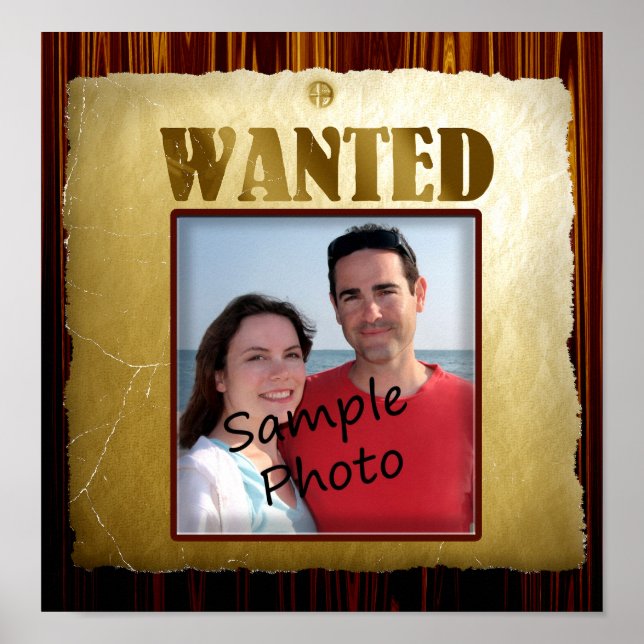 Old West Wanted Vintage Poster (Front)