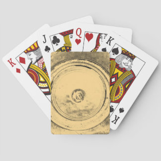 Old Wheel Of Classic Car #2 Playing Cards