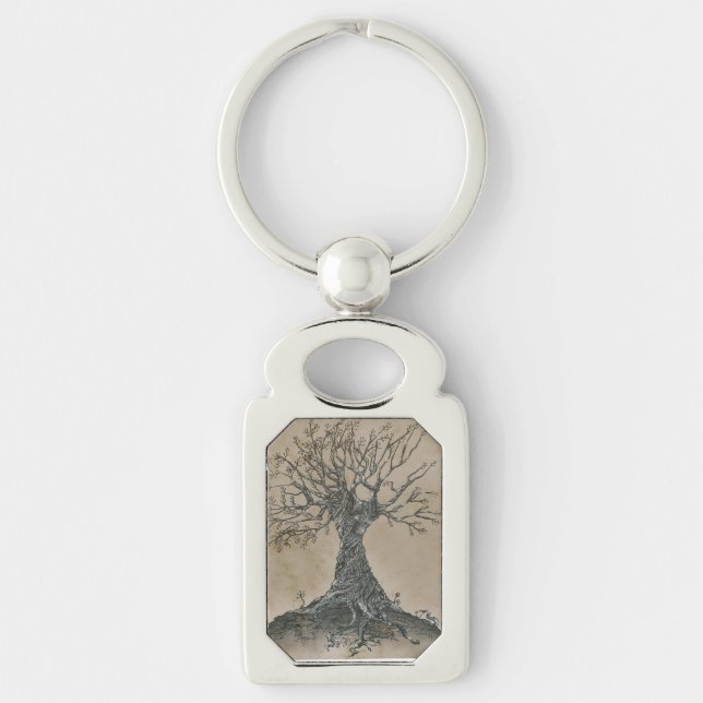 Old Whisper Tree Key Ring (Front)