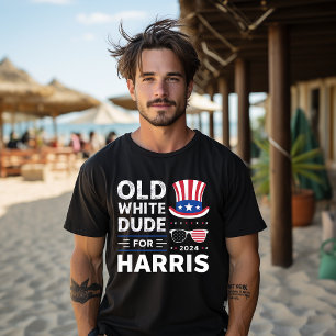 Old White Dudes For Kamala Harris Election 2024 T-Shirt