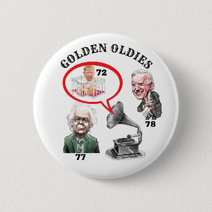 Old White Men for President 6 Cm Round Badge