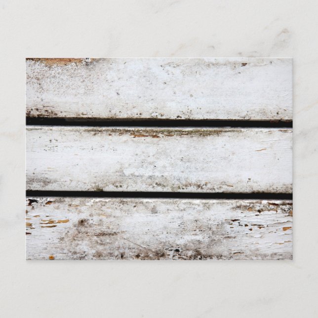 Old white wood postcard (Front)