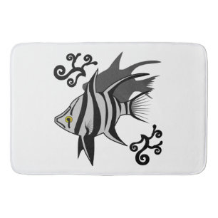 Old Wife Giving You the Eye Bath Mat