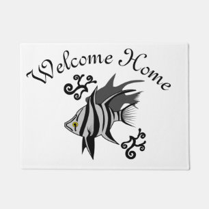 Old Wife Giving You the Eye Doormat