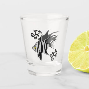 Old Wife Giving You the Eye Shot Glass