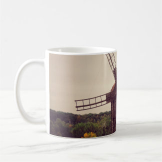 Old windmill. Autumn landscape. Ukrainearchitectur Coffee Mug