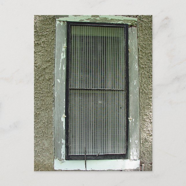 Old Window 2 Postcard (Front)
