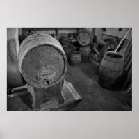 Old wine barrels