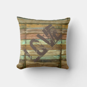 Old Withered Shades of Wood Pillow