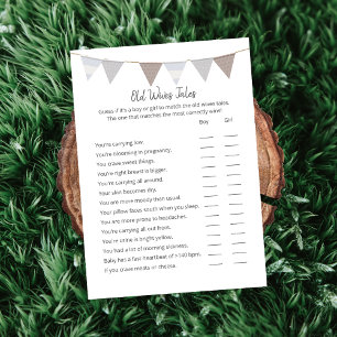 Old Wives Tales Modern Baby Elephant Card