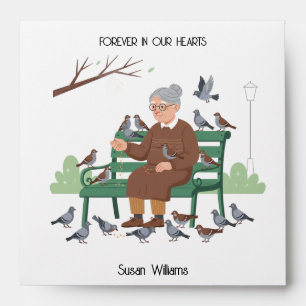 Old Woman Memorial Bird Seed Envelope