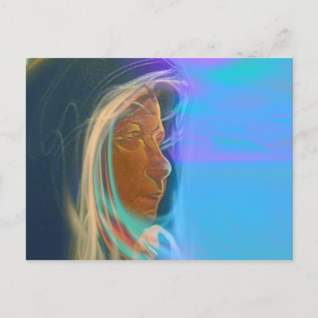 Old woman postcard (Front)