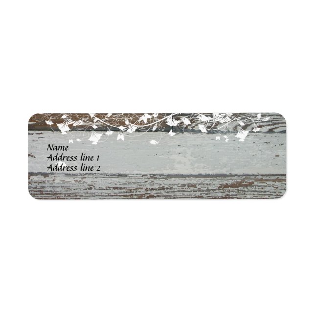 Old Wood Address Labels (Front)