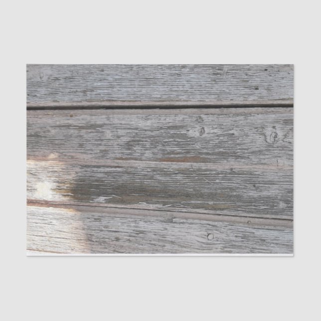 old wood beauty  tissue paper (Front)