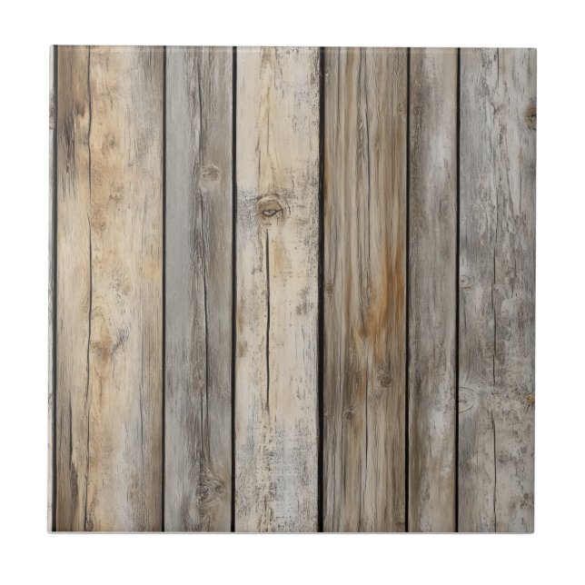 Old Wood Board Pattern Tile (Front)