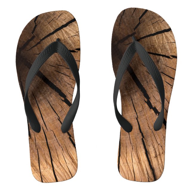 old wood jandals (Footbed)