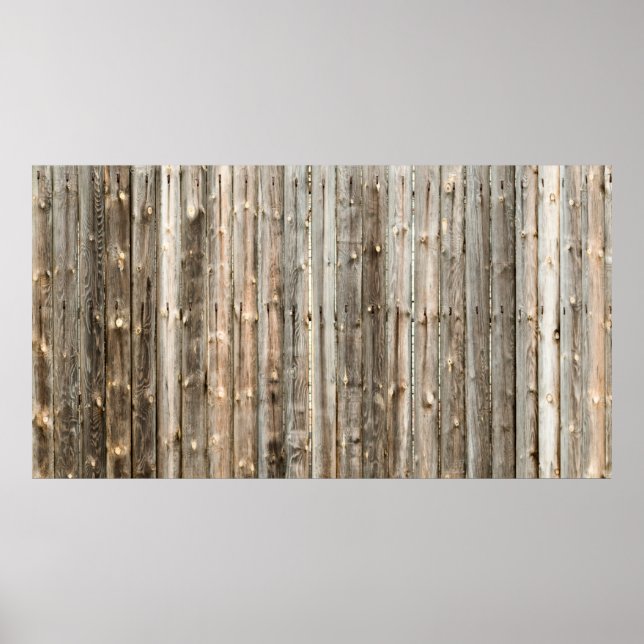 Old wood panel interior texturehome decor, backgro poster (Front)