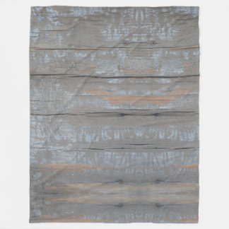 old wood planks fleece blanket