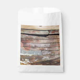 Old wood rustic boat wooden plank favour bags
