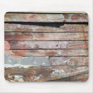 Old wood rustic boat wooden plank mouse pad