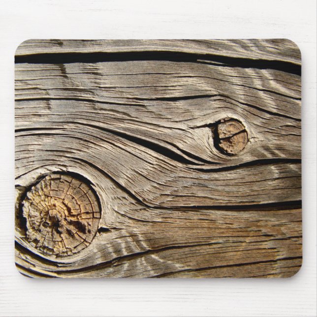 Old wood texture mouse pad (Front)