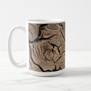 old wood, vintage coffee mug