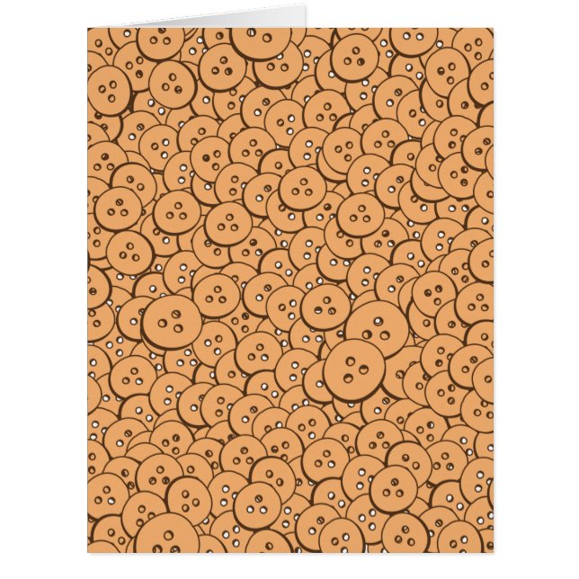 Old Wooden Buttons Pattern (Front)