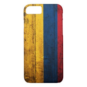 Old Wooden Colombia Flag Case-Mate iPhone Case