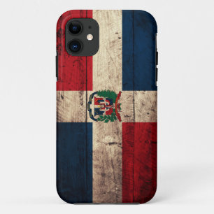 Old Wooden Dominican Republic Flag Case-Mate iPhone Case