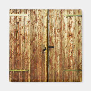 Old Wooden Doors Magnet