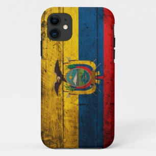 Old Wooden Ecuador Flag Case-Mate iPhone Case