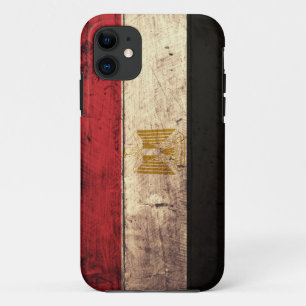Old Wooden Egypt Flag Case-Mate iPhone Case