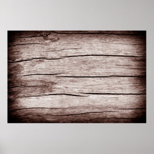 Old wooden floor with cracks,  Old wooden texture  Poster