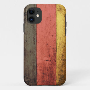 Old Wooden Germany Flag Case-Mate iPhone Case