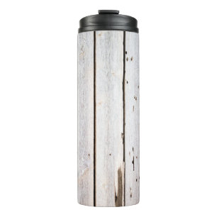 Old wooden grunge textureabstract, background, boa thermal tumbler