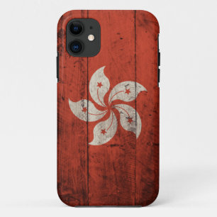 Old Wooden Hong Kong Flag Case-Mate iPhone Case