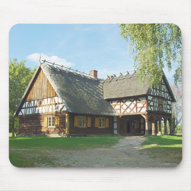 Old Wooden House - Mousepad (Front)