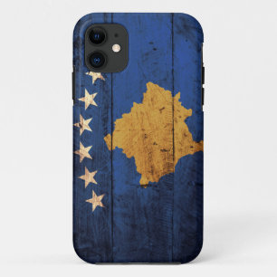 Old Wooden Kosovo Flag Case-Mate iPhone Case