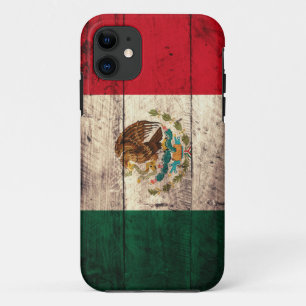 Old Wooden Mexico Flag Case-Mate iPhone Case