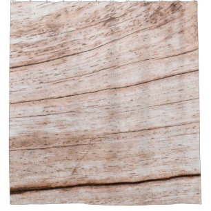 Old Wooden panel texture background, vintage text Shower Curtain