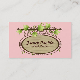 Old Wooden Sign Business Card