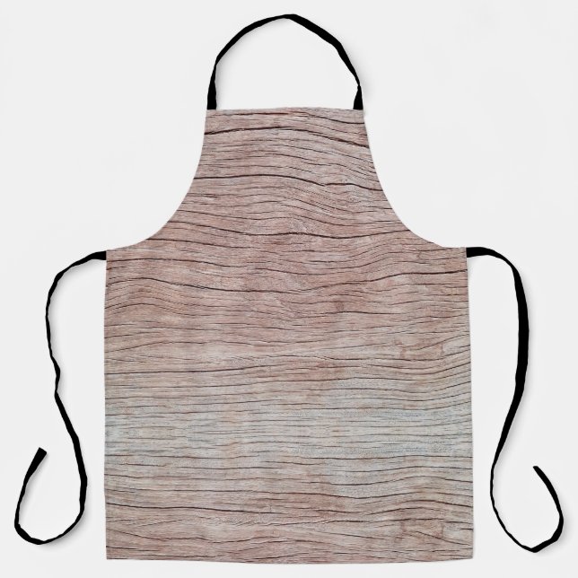 Old wooden texture with beautiful natural patterns apron (Front)
