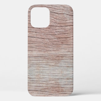 Old wooden texture with beautiful natural patterns iPhone 12 case