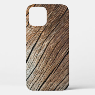 Old wooden texturetexture, wood, abstract, art, ba iPhone 12 case