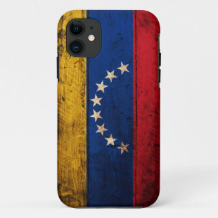Old Wooden Venezuela Flag Case-Mate iPhone Case