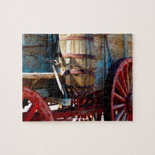 Old Wooden Wagon Jigsaw Puzzle